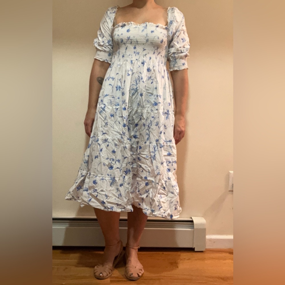 Hill house home easy floral print nap dress
